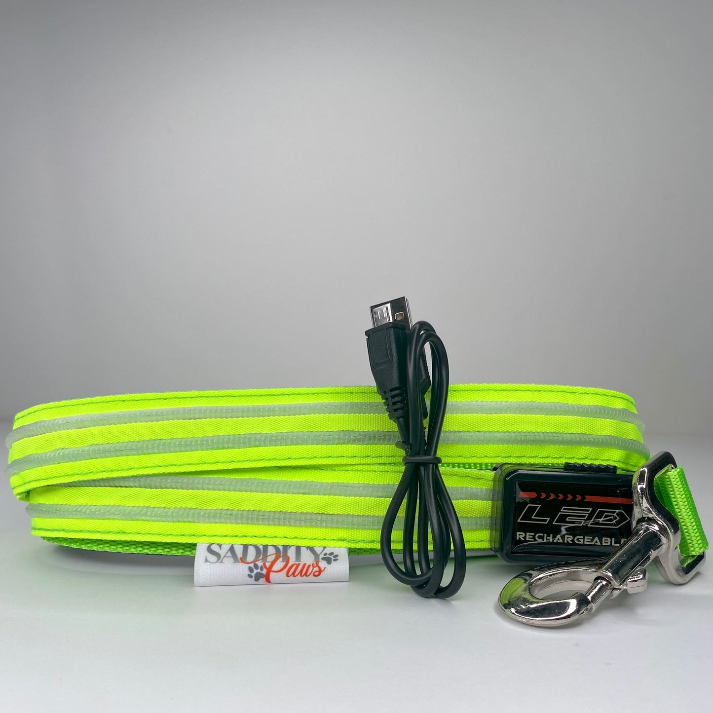 LED Neon Green Leash