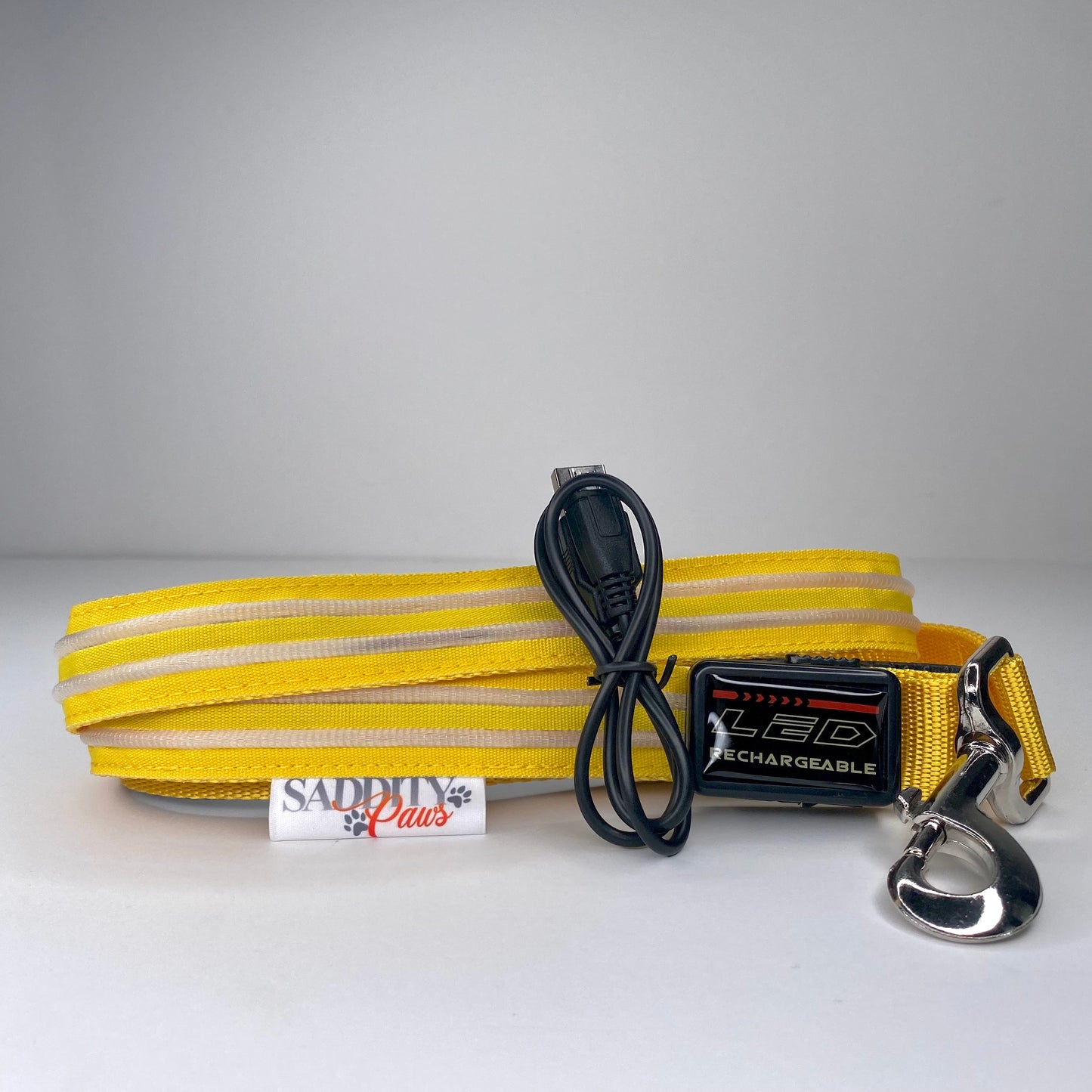 LED Neon Yellow Leash