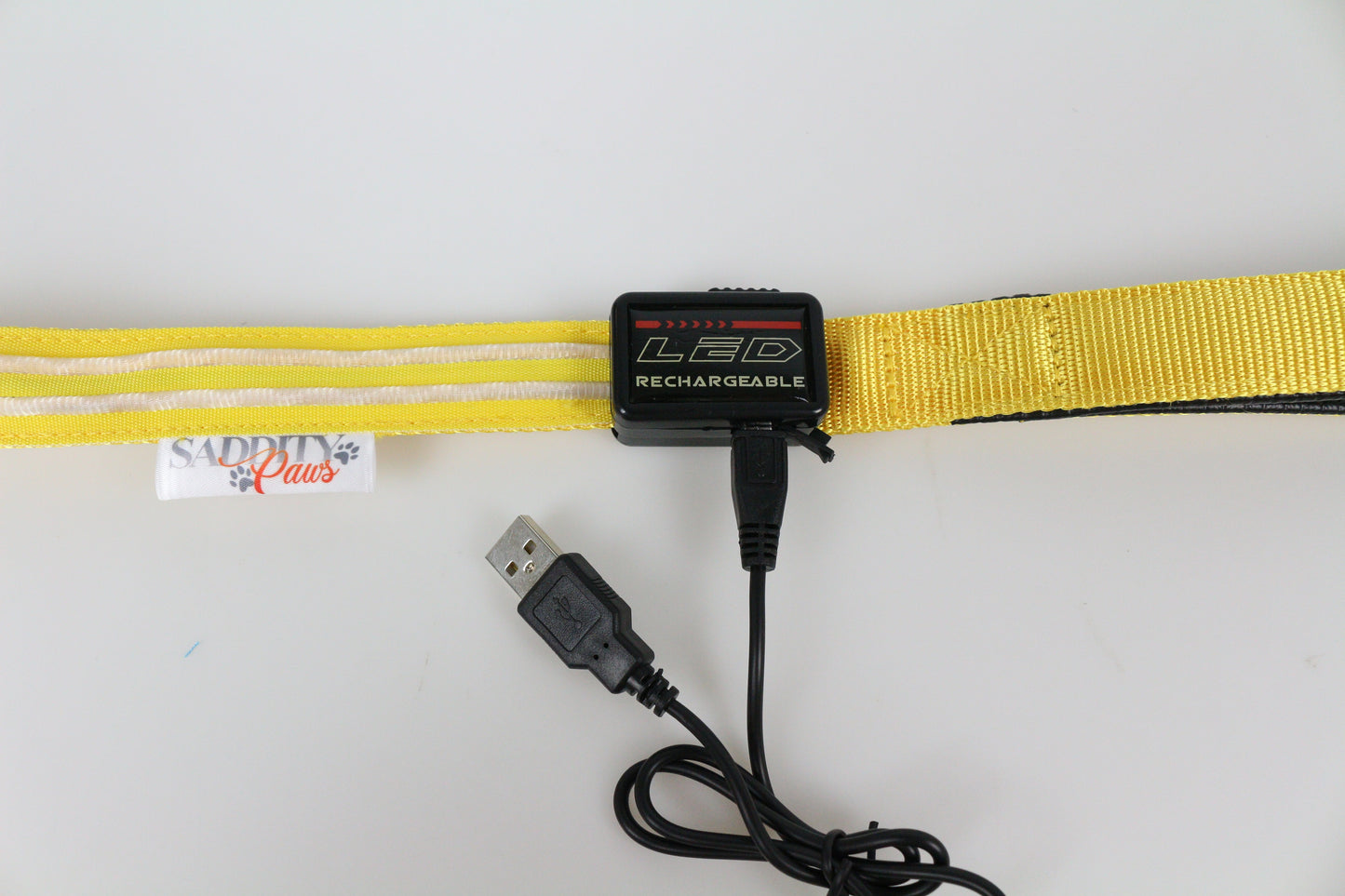 LED Neon Yellow Leash