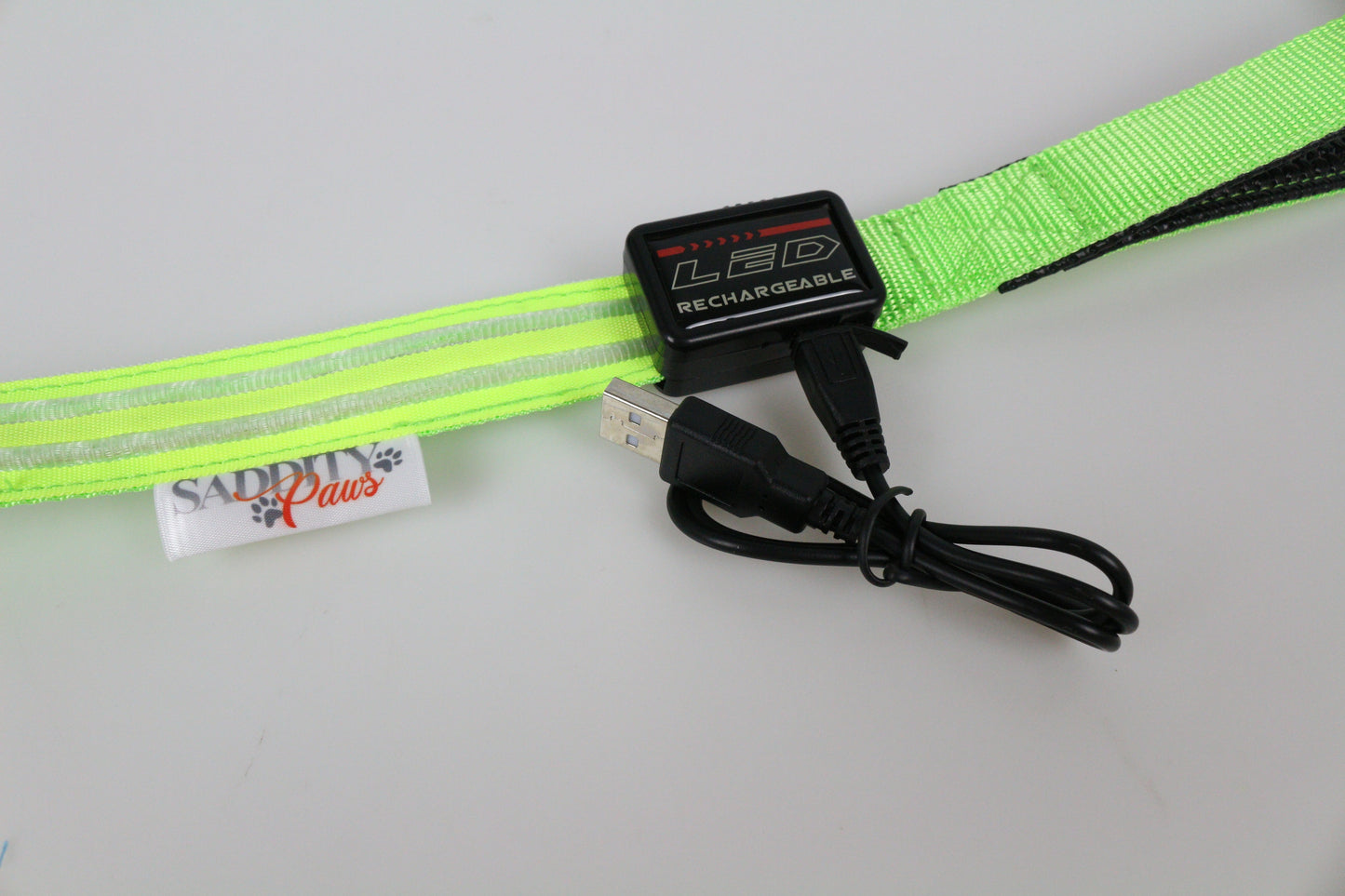 LED Neon Green Leash