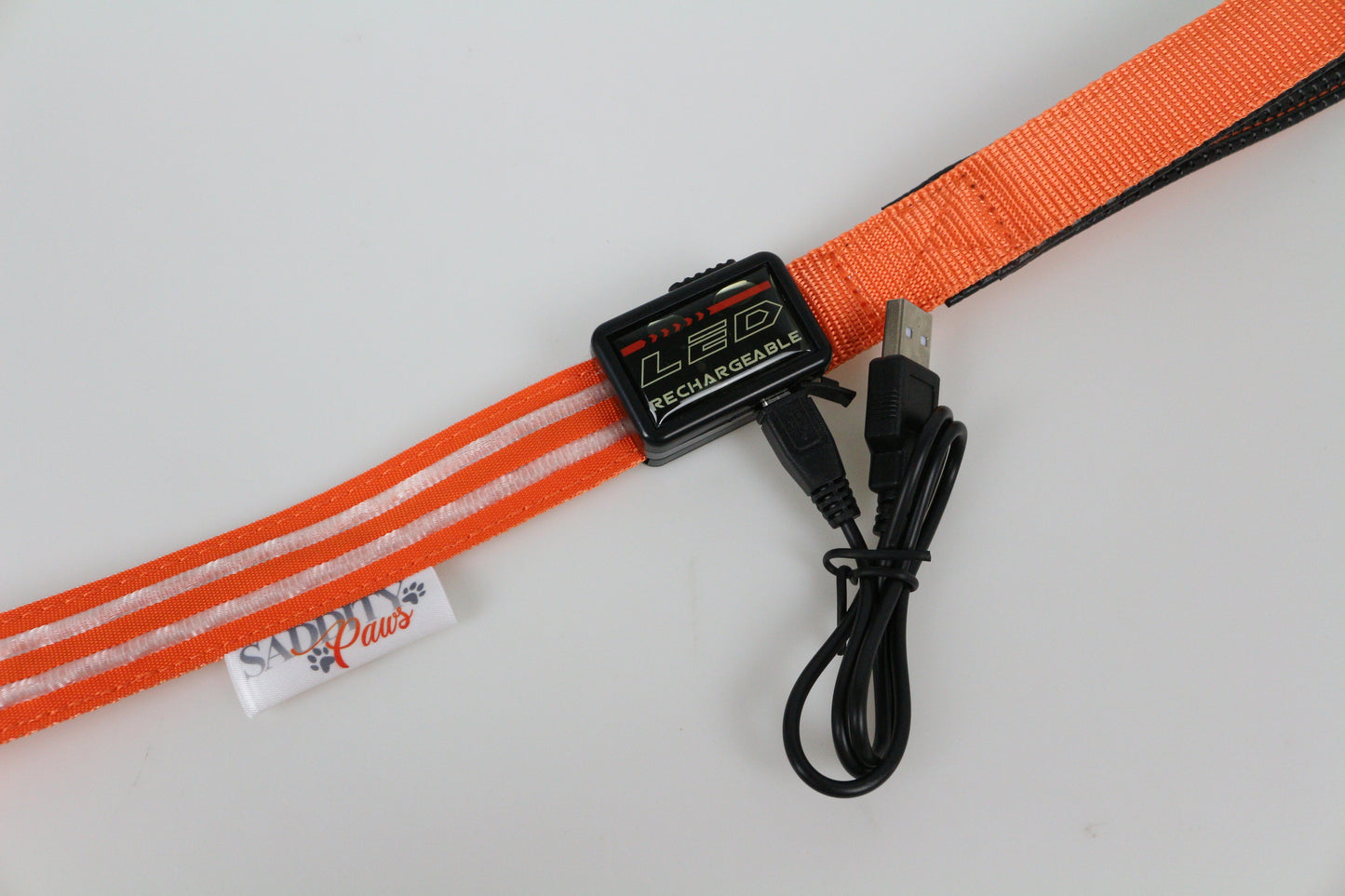 LED Neon Orange Leash